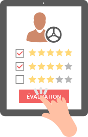 J'évalue la prestation